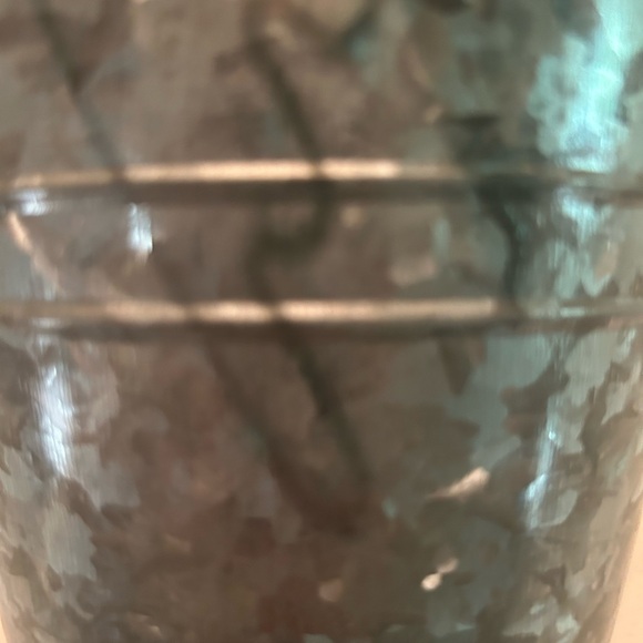 Yellow tulips in metal container decor - Picture 3 of 5